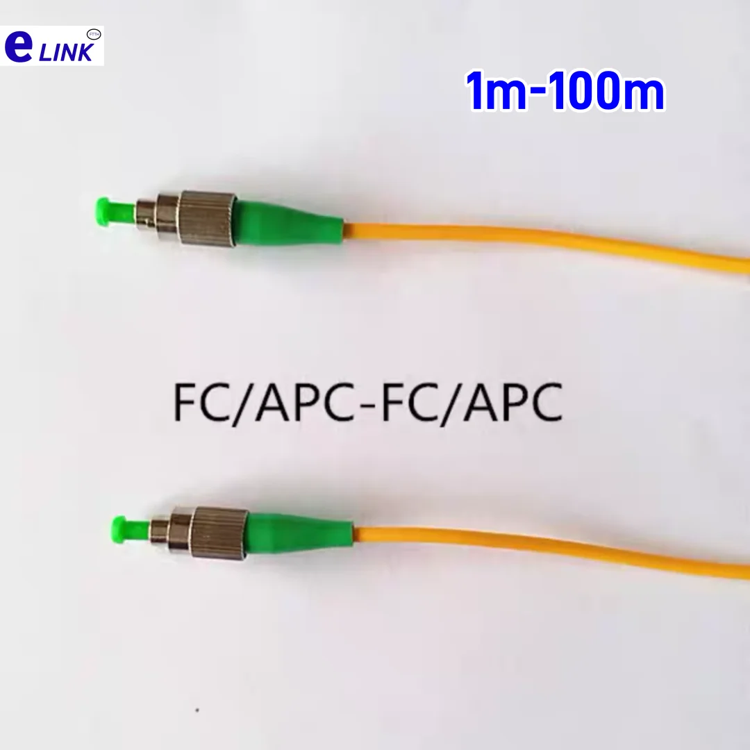 FCAPC-FCAPC optical fiber jumper 1-100m patch cord Simplex singlemode 1m 2m 3m 5m 10m 20m 30m extension cable FTTH P-fiber optic