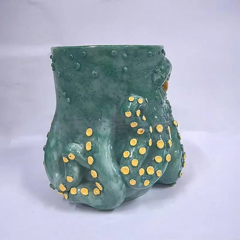 الراتنج القدح كوب للبيرة الزينة زخرفة القراصنة القدح الأخطبوط تصميم القدح القرون الوسطى للمنزل ديكور مجموعات الخيال مكتب عمل #5