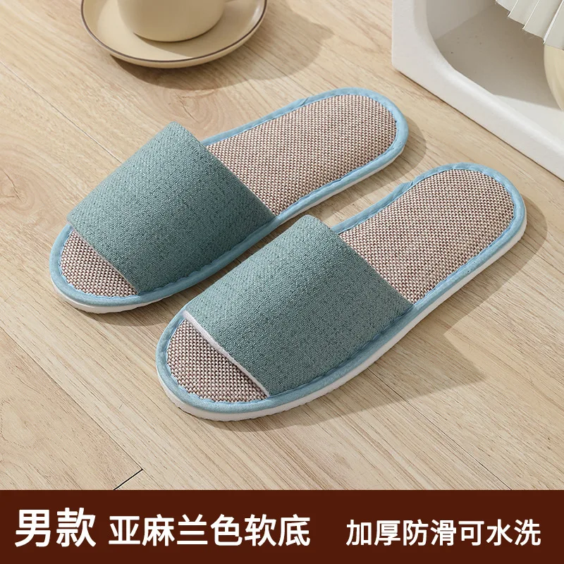 5 Paren/partij Slippers Mannen Vrouwen Hennep Hotel Wegwerp Glijbanen Thuis Reis Sandalen Hospitality Schoenen One Size Groothandel Open Teen