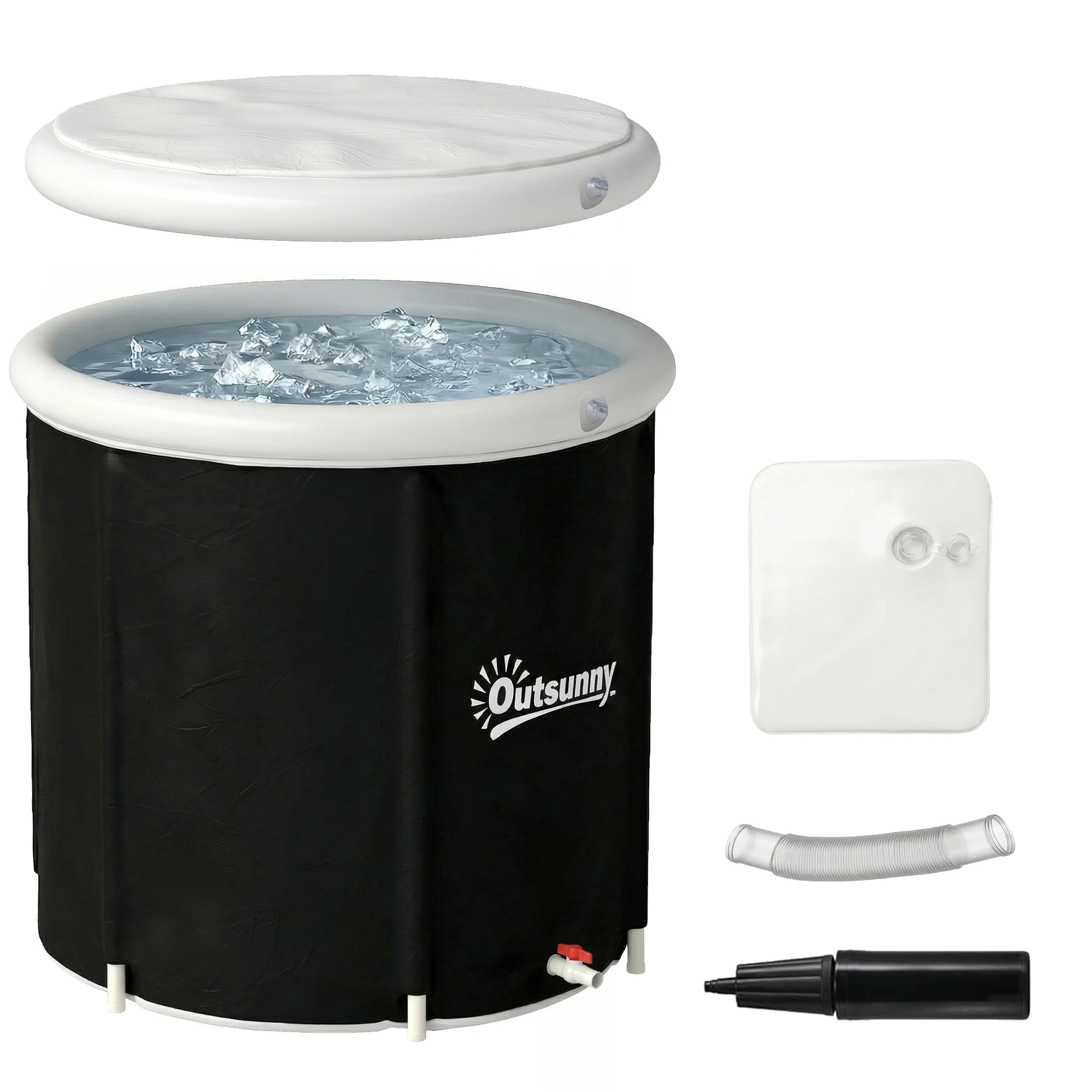 Outsunny Bañera De Hielo 280L Hinchable Portátil Para Recuperación De Atletas — -65%, 59.14€ Coupon, from 31.02€ – 65% descuento – €31.02