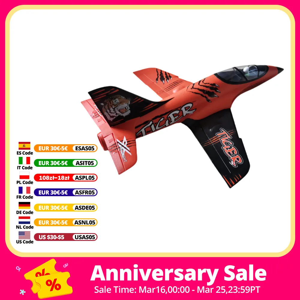 

Радиоуправляемый самолет QT MODEL Avanti с размахом крыльев 650 мм, двигателем EDF 50 мм, из материала EPO, комплект для сборки самолета с фиксированным крылом