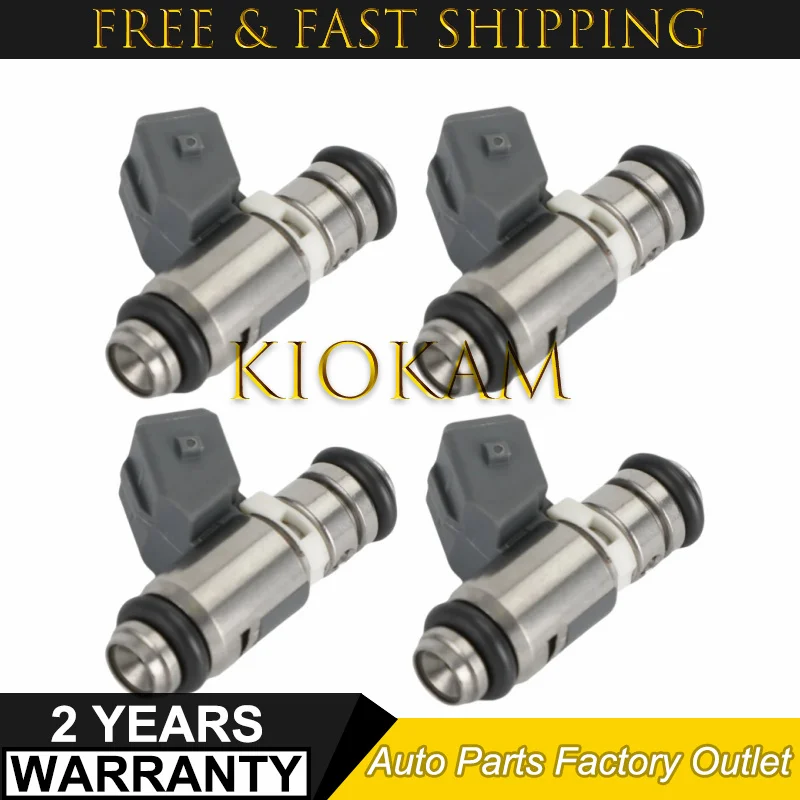 4 piezas 28040151 Boquilla de inyector de combustible para Multistrada Sport 1198 Gt MOTO GUZZI Breva Norge IWP-162 IWP162 IWP 162 piezas de automóvil