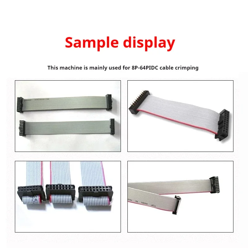 40P IDC Pneumatic Pressure Computer Cable Crimping Machine, FC Gray and White Cable Crimping Machine