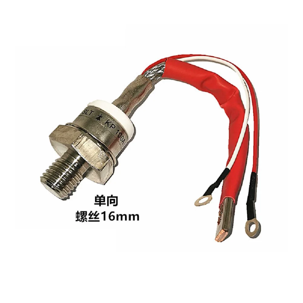 KP100A 1600V Spiral Type Unidirectional Thyristor SCR Metal Encapsulation High Voltage Silicon Controlled Rectifier For Industri