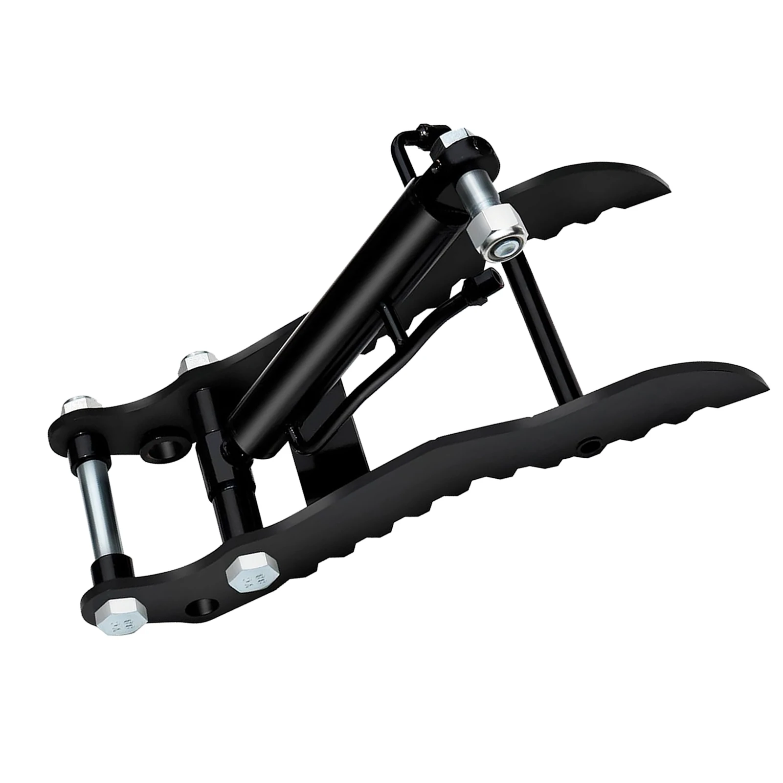 유압 엄지 클립 부착 Mn 강철 3.54in 스팬 내마모성 미니 굴삭기 엄지 클립(정원용 M14 호스 2개 포함)