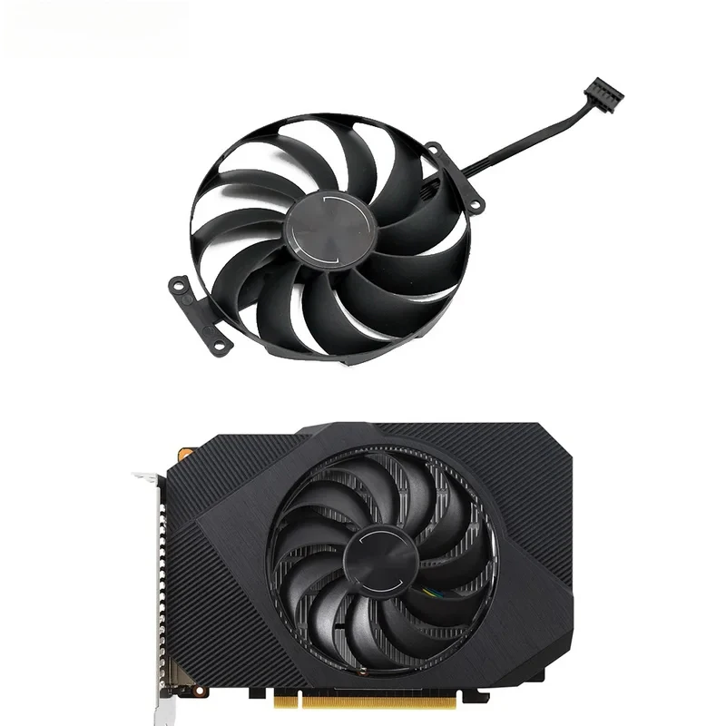95MM 6Pin GPU Cooling Fan T129215SU CF1010U12D For ASUS RTX3050 3060 PHOENIX ITX Graphics Video Card