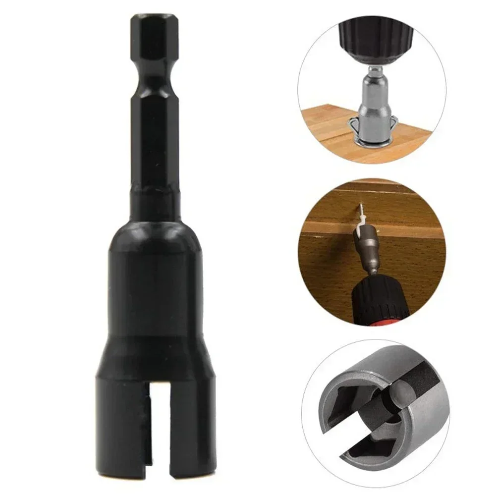 Help You Job Perfect Socket Adapter Practical Work Nut Driver 1/4Inch Hex Shank Hex Shank 1pcs 6.35mm Good Helper