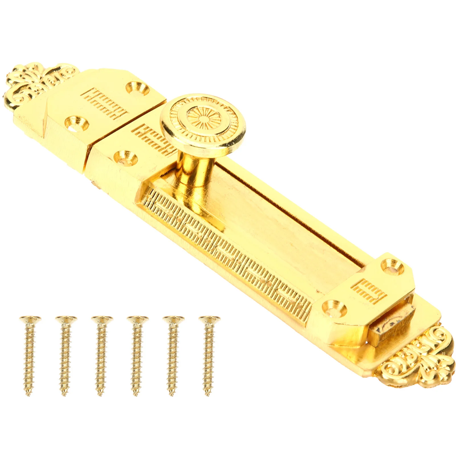 

5 Inch French Door Bolt Zinc Alloy Bronze Slide Bolt Lock Privacy Security for Sliding Doors Inside Door Latches Lock