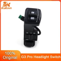 Interruptor de faro Original versión A para patinete eléctrico KuKirin G3 Pro, botón de bocina de 5 pines y accesorios de señal de giro