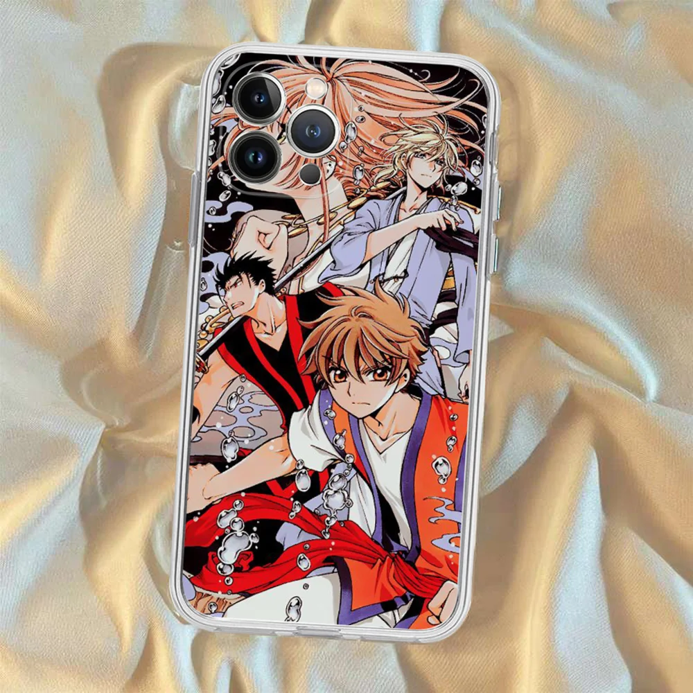 Sakura Tsubasa Chronicles Phone Case Silicone Soft for iphone 15 14 13 12 11 Pro Mini XS MAX 8 7 6 Plus X XS XR Cover