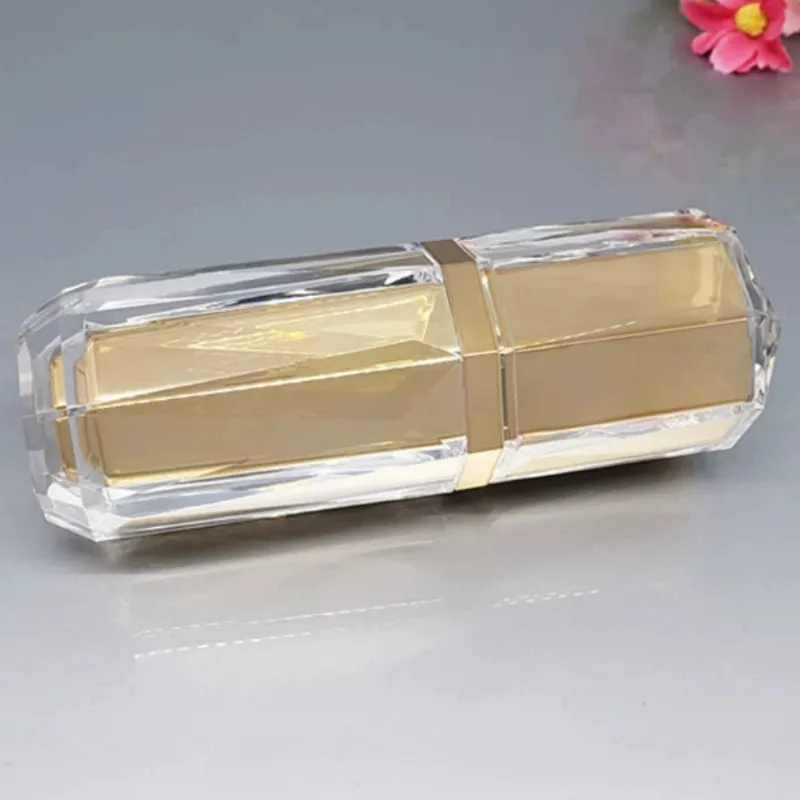 7pcs Champagne Gold/Gold Empty Spray Bottle Essence Lotion Pump Bottle Acrylic Cream Jar Cosmetic Container Bottle 10g 30g 50g