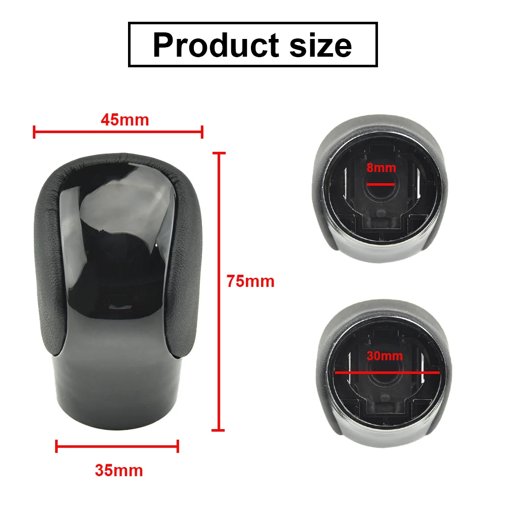 Carbon Black New Leather Gear Shifter Handball Gear Knob For Lexus ES GS-450H GX IS-300 NX-300H RC-300 RX-350 2015-2021