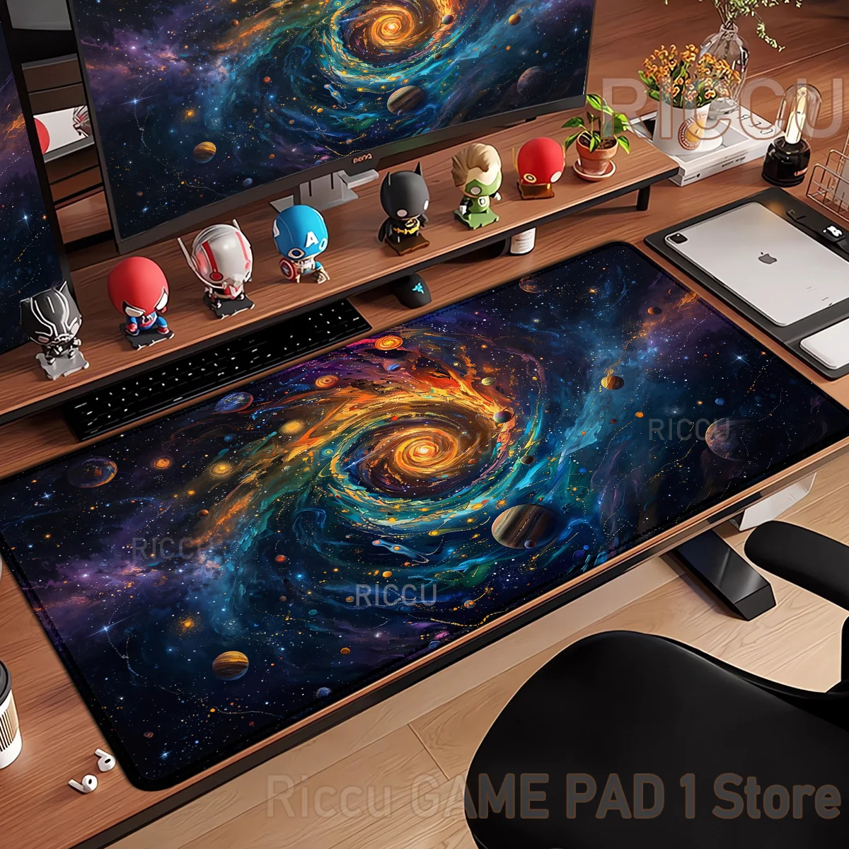Universe Space Solar System Planet Large Gaming Mouse Pad Computer Laptop Mousepad XXL Keyboard Pad Desk Mat PC Gamer Mouse Mat