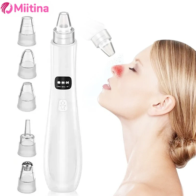 

Blackhead Remover Pore Vacuum Cleaner Electric Facial SkinCare Cleasing USB Acne Vacuum Pore Cleaner Black Pimple Blemish Remove