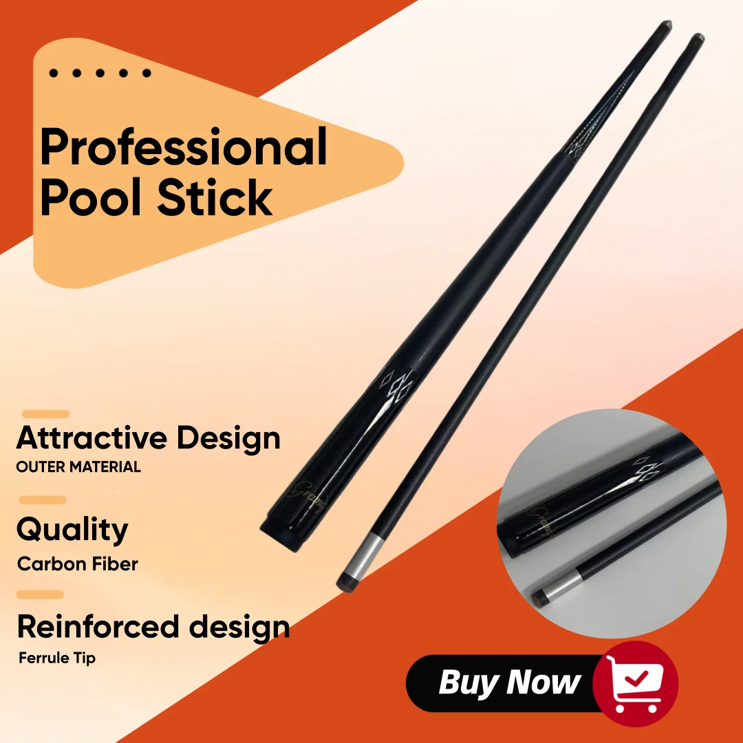 Carbon Fiber Pool Cue Stick 58