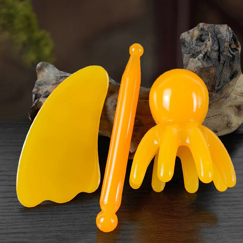 

Массажная щетка-гребень для кожи головы Octopus: СПА-массажер для меридианов, расслабляющий инструмент для гуаша и акупунктуры