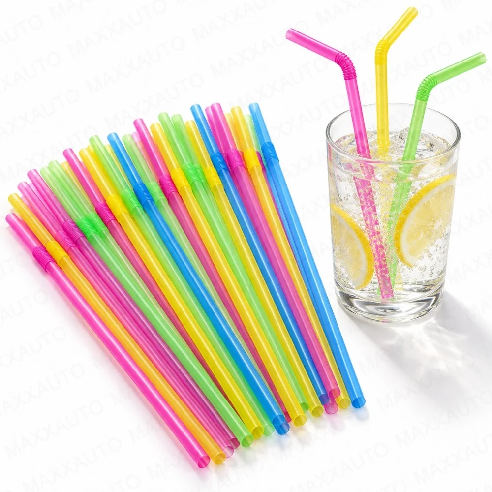 100-3000 Stück Trinkhalme, biologisch abbaubar, wiederverwendbar, für Smoothies, Geburtstage, Hochzeiten, Partys, Küche, mehrfarbige Trinkhalme, Dropshipping. – Detail 5