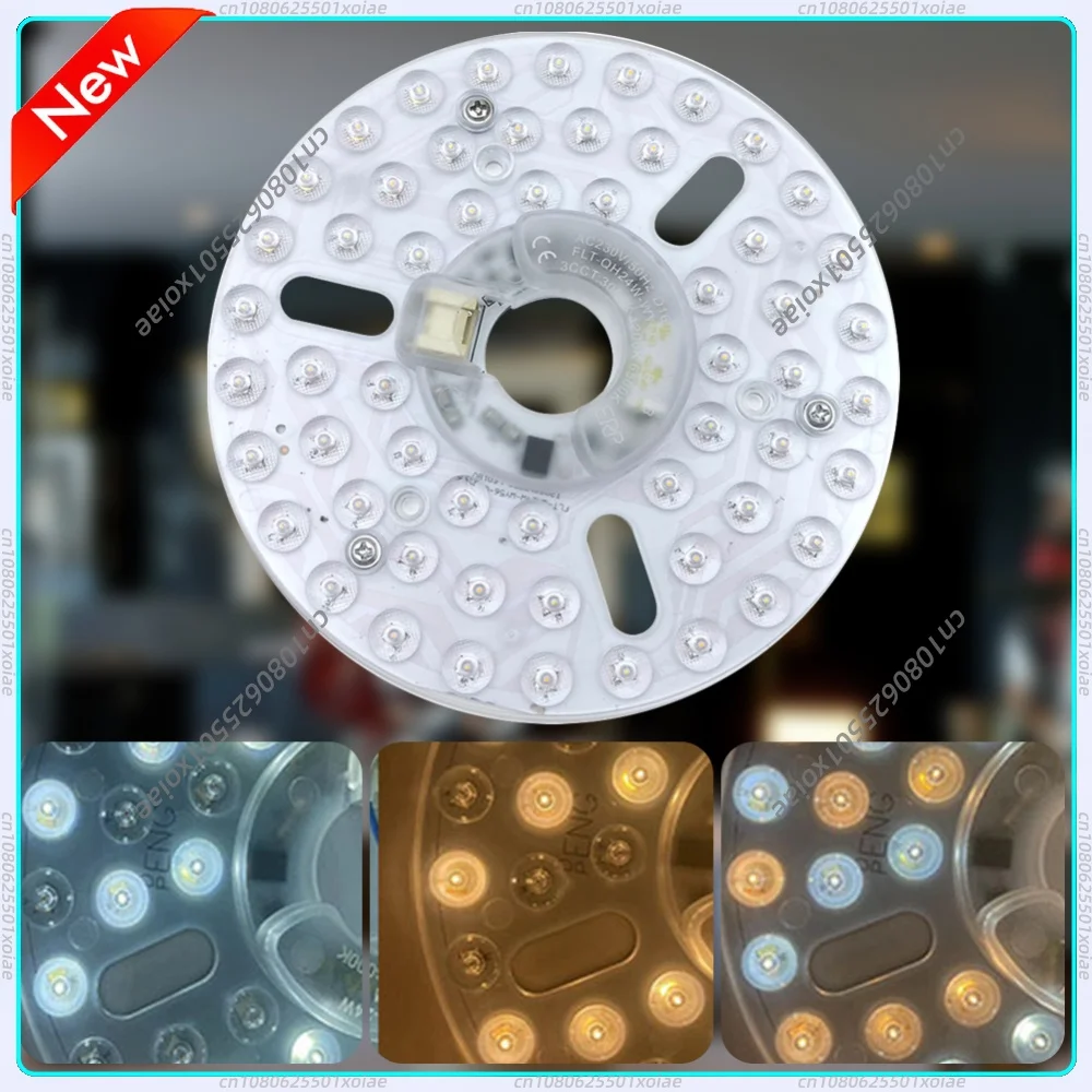 3.9/4.9/6.2 Inch Dimmable Ceiling Flush Light Replacement Panel CRI90 Pendant Light Round Panel Flush Mount Ceiling Light Panel