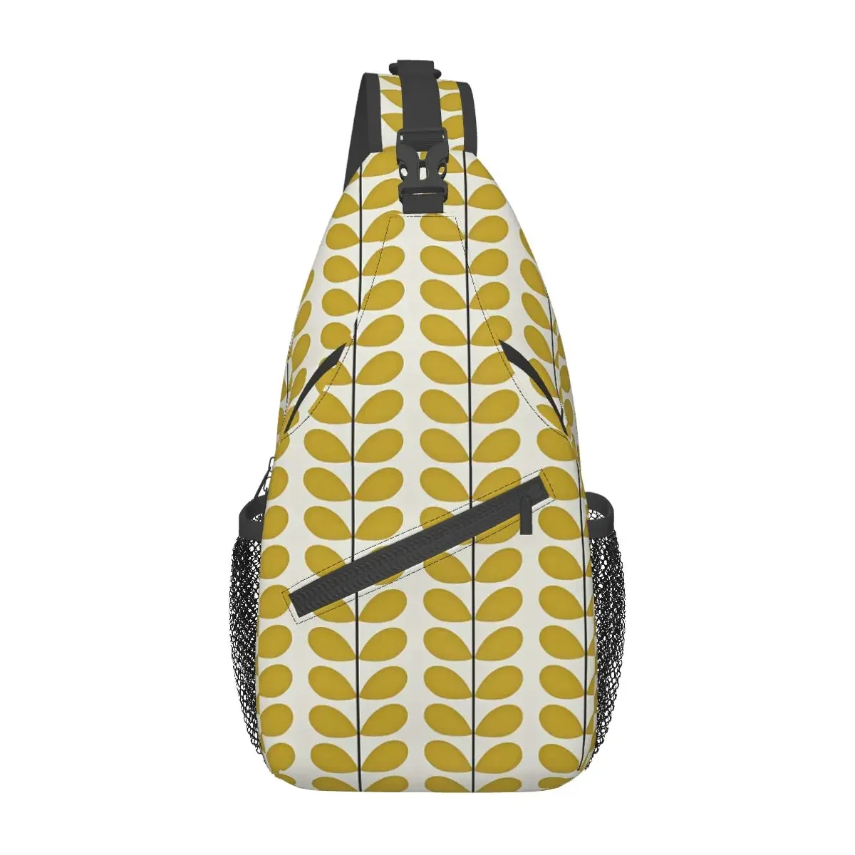 Orla Kiely Small Sling Bag Chest Crossbody Shoulder Backpack Outdoor Sports Daypacks Leaf Fashion School Bags