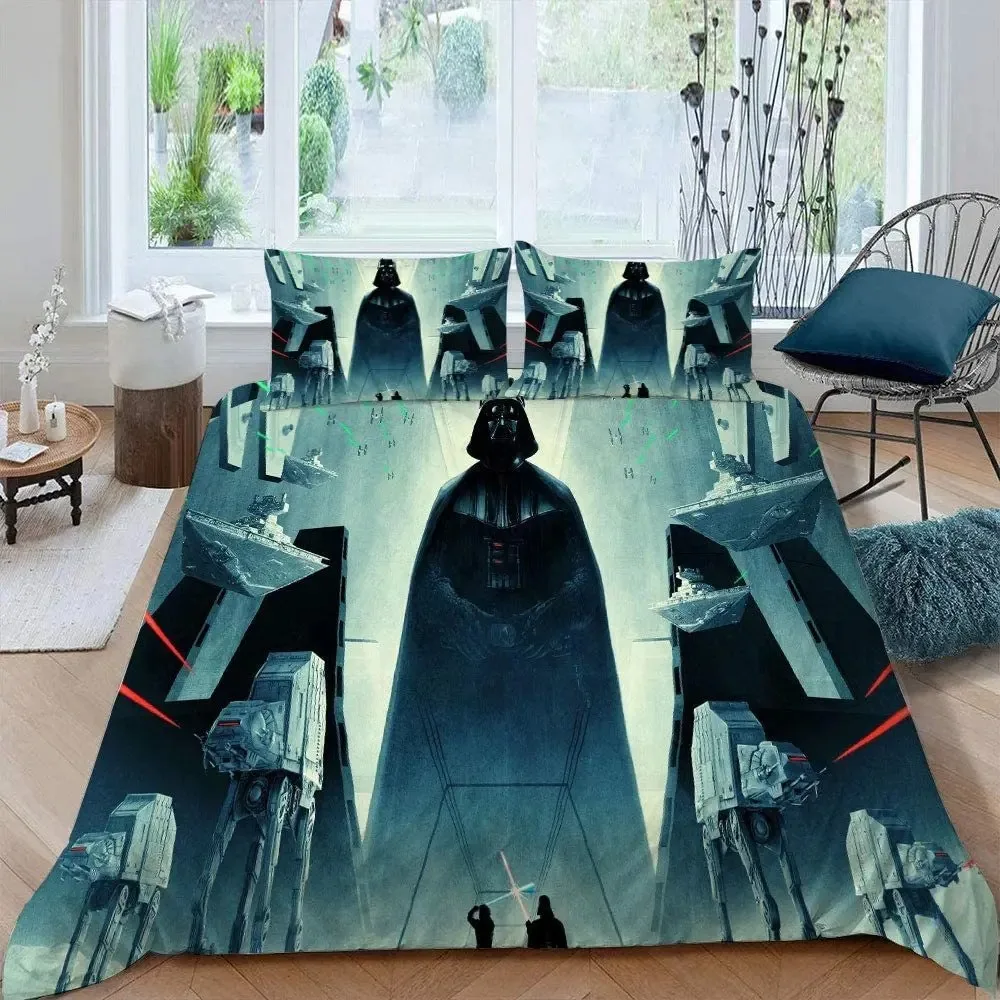 

Disney Bedding Set Yoda Baby Grogu Quilt Duvet Baby Yoda Cover Pillowcase Kids Bed Comfortable Bed Set Twin King