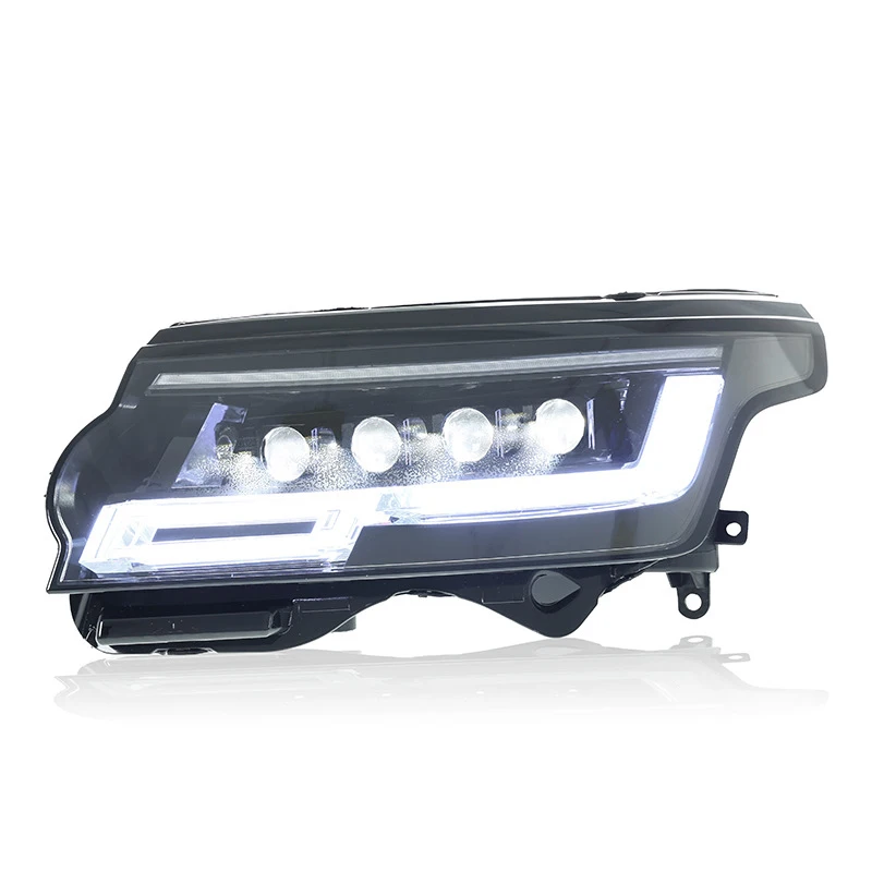 Car Lights For Range Rover Executive 2013-2023 Headlight Assemblies Retrofitted With 2024 LED Matrix Lens Turn Signal Head Lamps