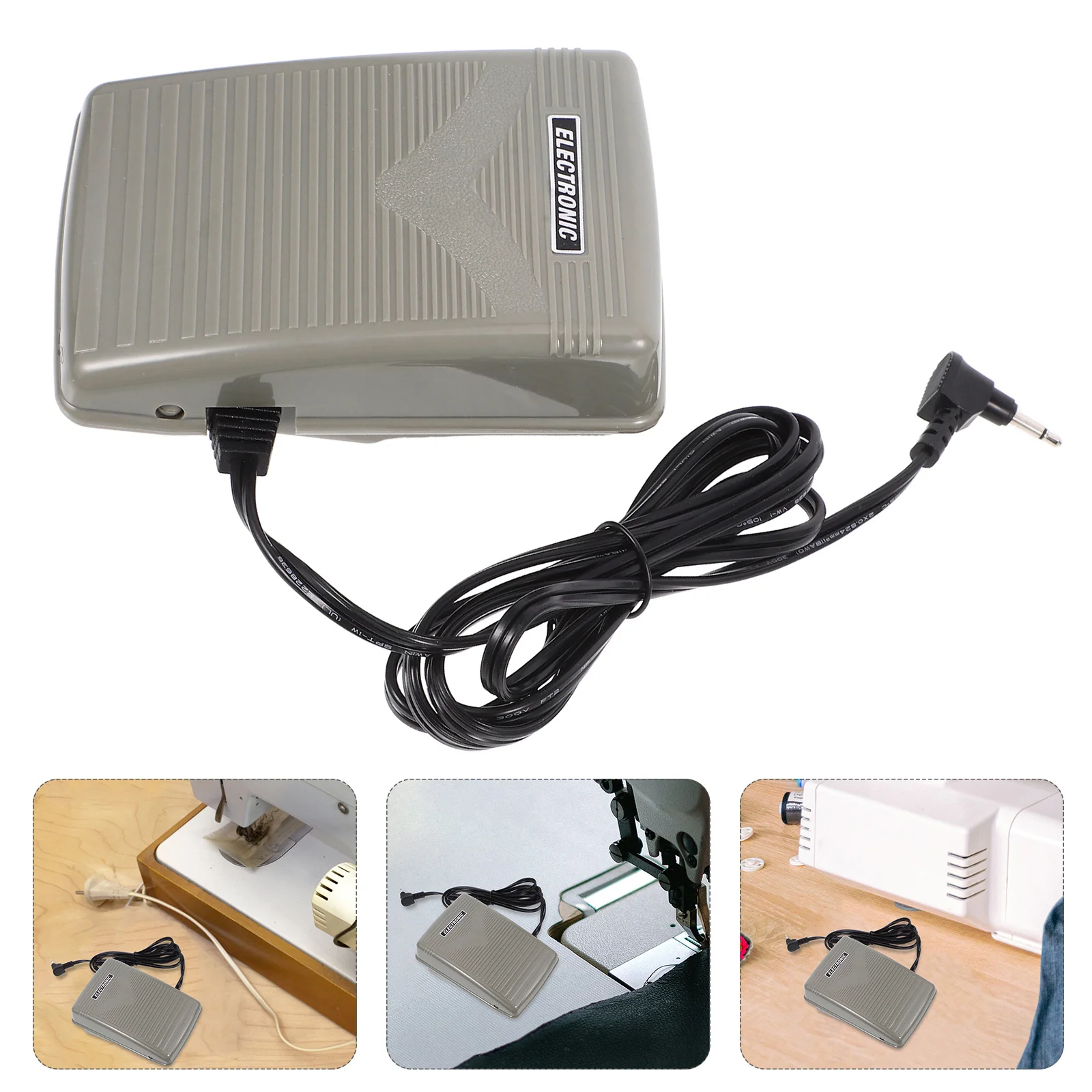 

Sewing Machine Pedal Single Hole Sturdy Household Foot Pedal Stable Power Home Sewing Projects Replacement Accessory