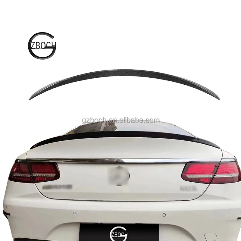 W217 rear Car spoilers For  Mercedes benz w217 coupe 2014+ bodykit carbon fiber spoiler