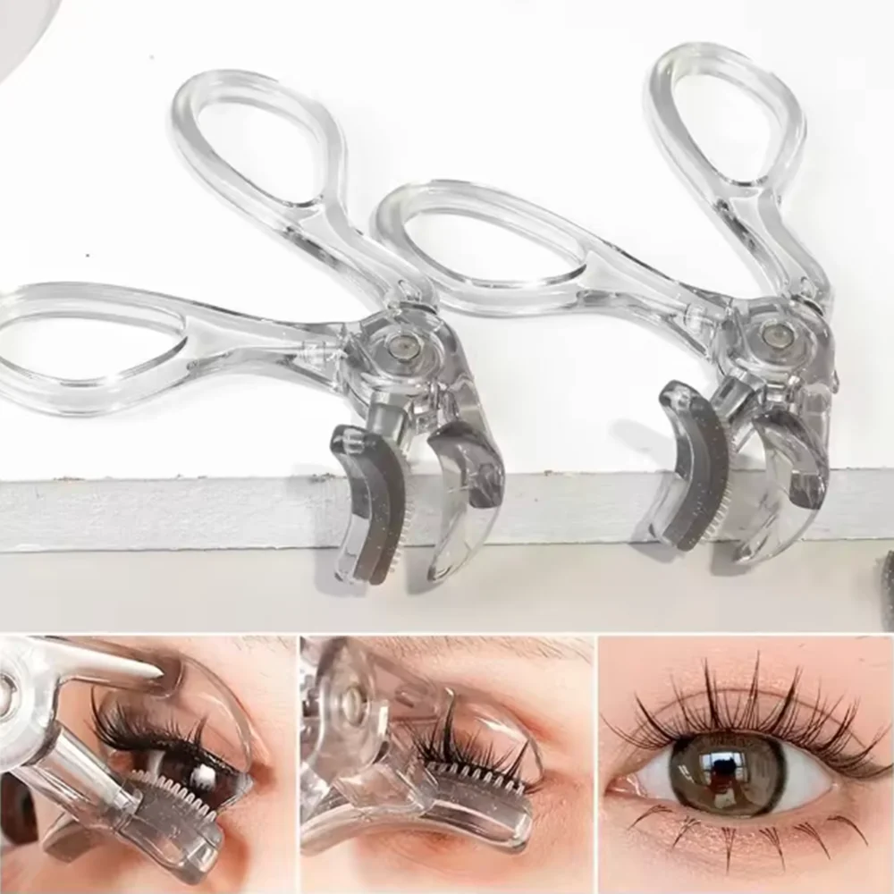Dual-Type Eyelash Curler with Comb, Wide & Partial Clip Lash Curler Tool, Natural Curl Long-Lasting Eye Makeup Beauty Tool image 4