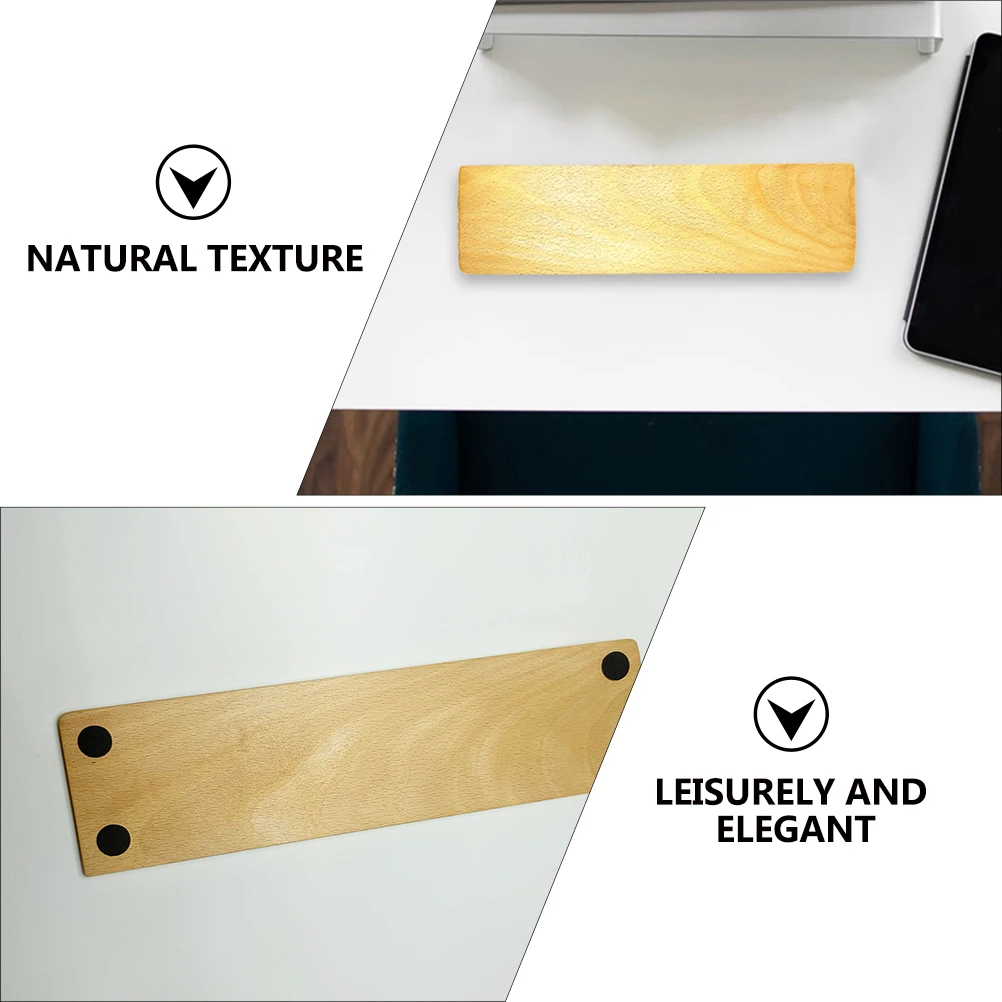 

Wooden Keyboard Tray Wrist Support Pain Relief Rest Computer Laptop Household Hand