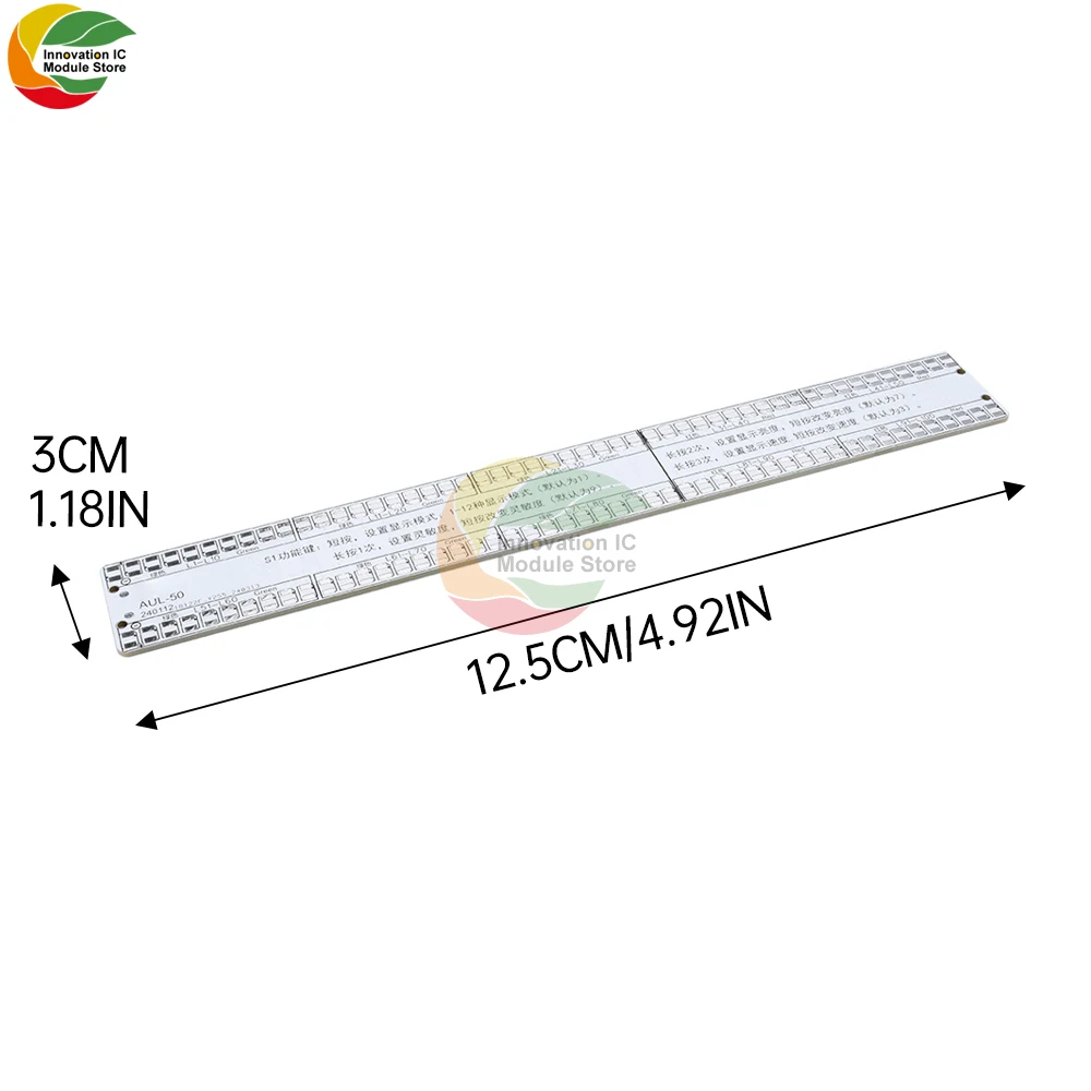 DC 5V Voice Control Level Indicator Kit 2X50 Led Audio Spectrum Diy Welding Exercise Parts