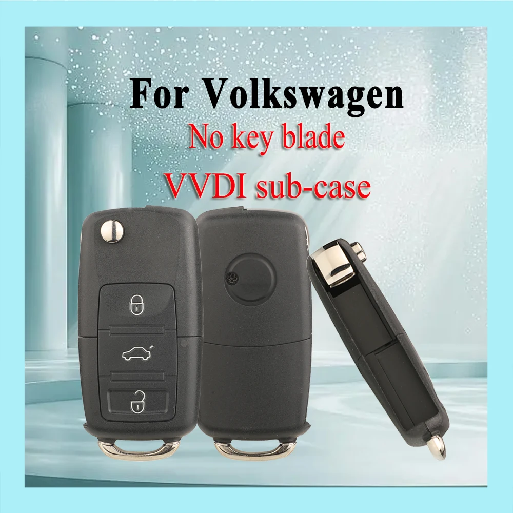 

Jingyuqin Сменный 3-кнопочный автомобильный дистанционный смарт-ключ для дополнительного шасси Volkswagen VVDI, 3 клавиши, без эмбриона сиденья
