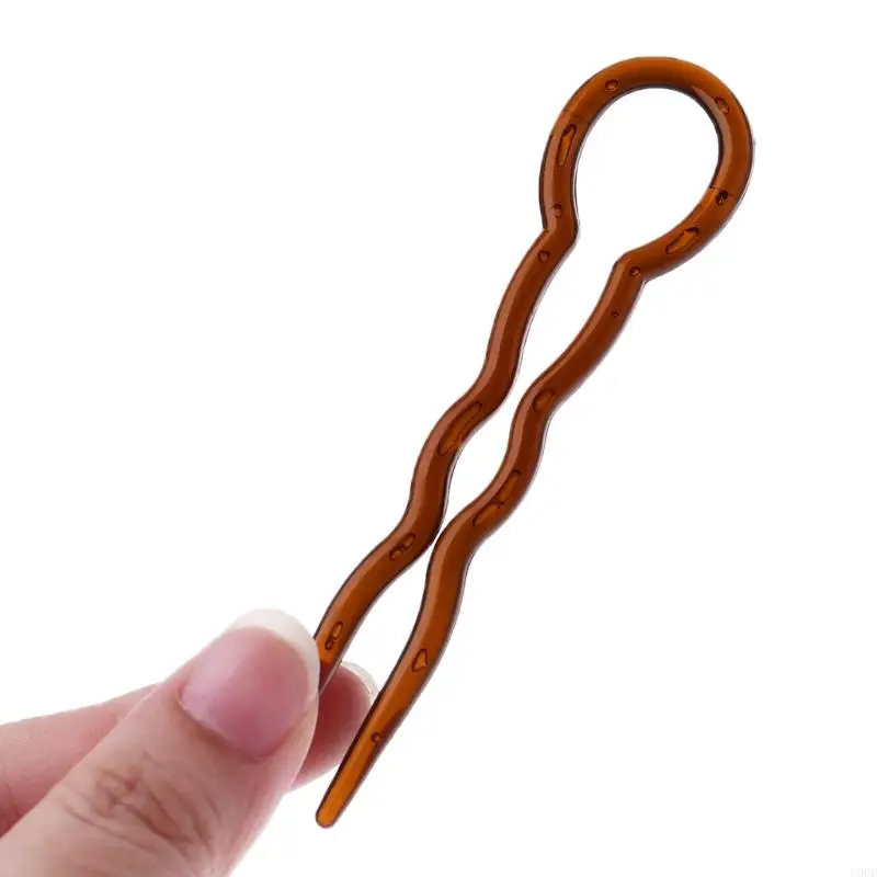 U0DE 3pcs 포크 도구 브레이드 헤어 스타일 헤어 포크 모양 포크 클립 핀 액세서리