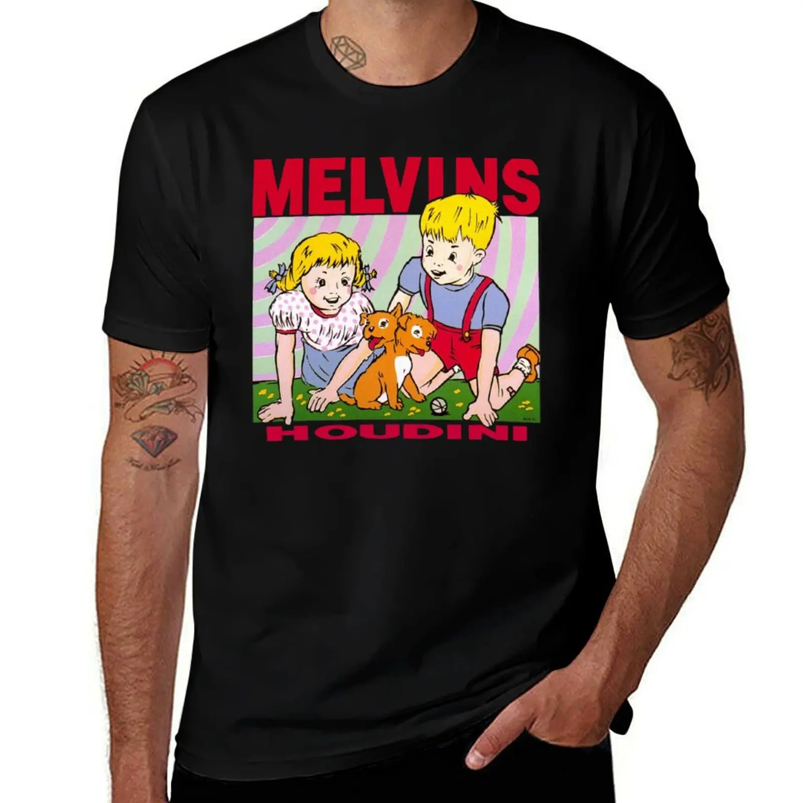 

Classic for custom graphic shirt t T-Shirt man shirts graphic tees t man - t Melvins T-Shirt Houdini print shirts