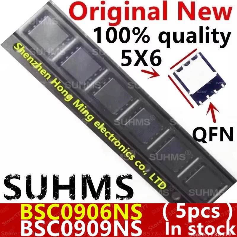 (5piece)100% New BSC0906NS 0906NS BSC0909NS 0909NS QFN-8 Chipset
