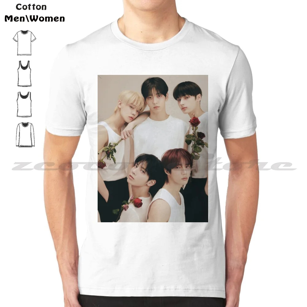 Txt “Thursday’S Child” T-Shirt 100% Cotton Comfortable High-Quality Txt Thursday S Child Txt Yeonjun Txt Soobin Txt Beomgyu Txt