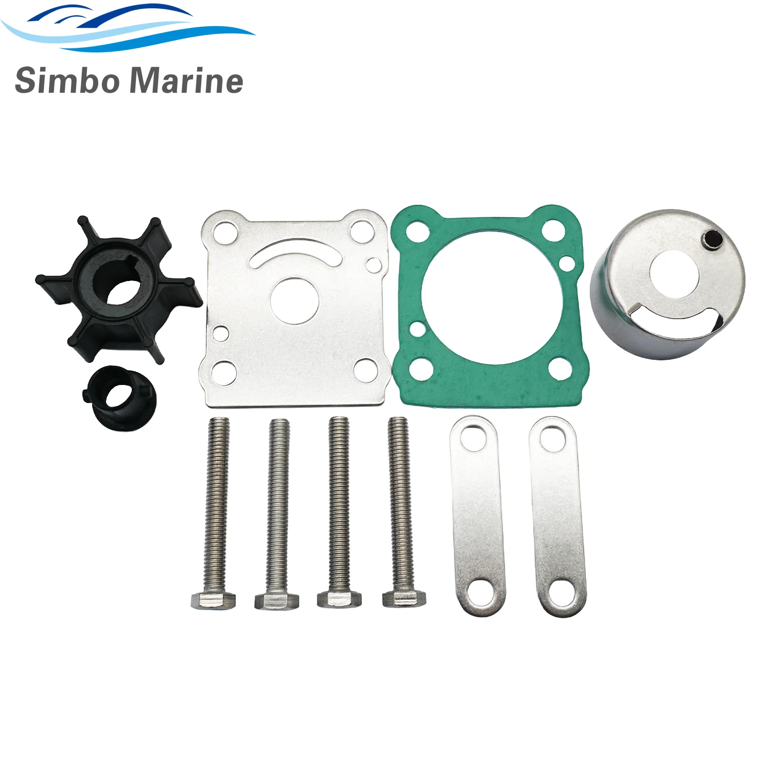 مجموعة خدمة إصلاح دفاعة مضخة المياه للمحركات الخارجية لياماها مارين 2 السكتة الدماغية 6 8 HP 6G1-W0078-00 6N0-W0078-A0 18-3460