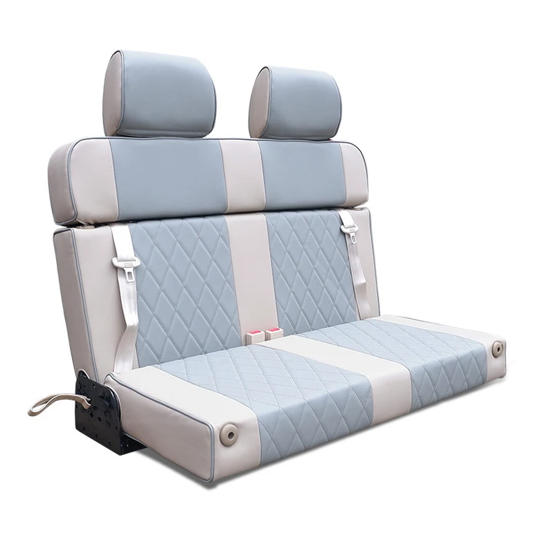 

Wholesale Custom Multifunctional Leather Bed Chair for RVs Transit Commercial Vehicle Interior Adjustable Folding Camper Van