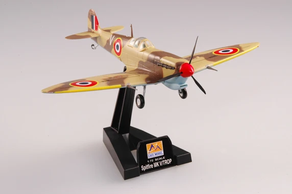 Easymodel 37220 1/72 Spitfire Fighter 328 Squadron RAF 1943 Assembled Finished Military Static Plastic Model Collection or Gift