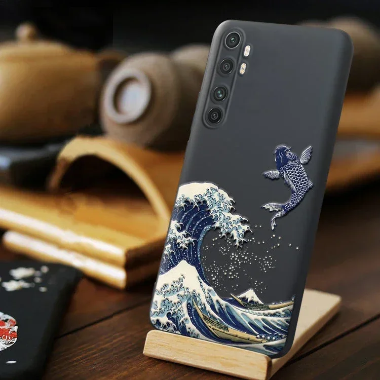 For Xiomi Xiaomi Mi Note 10 Lite Pro A3 Case Cover For Fundas Xiaomi Mi A3 A 3 Note10 Lite Pro 3D Art Phone Cases Celular Baseus