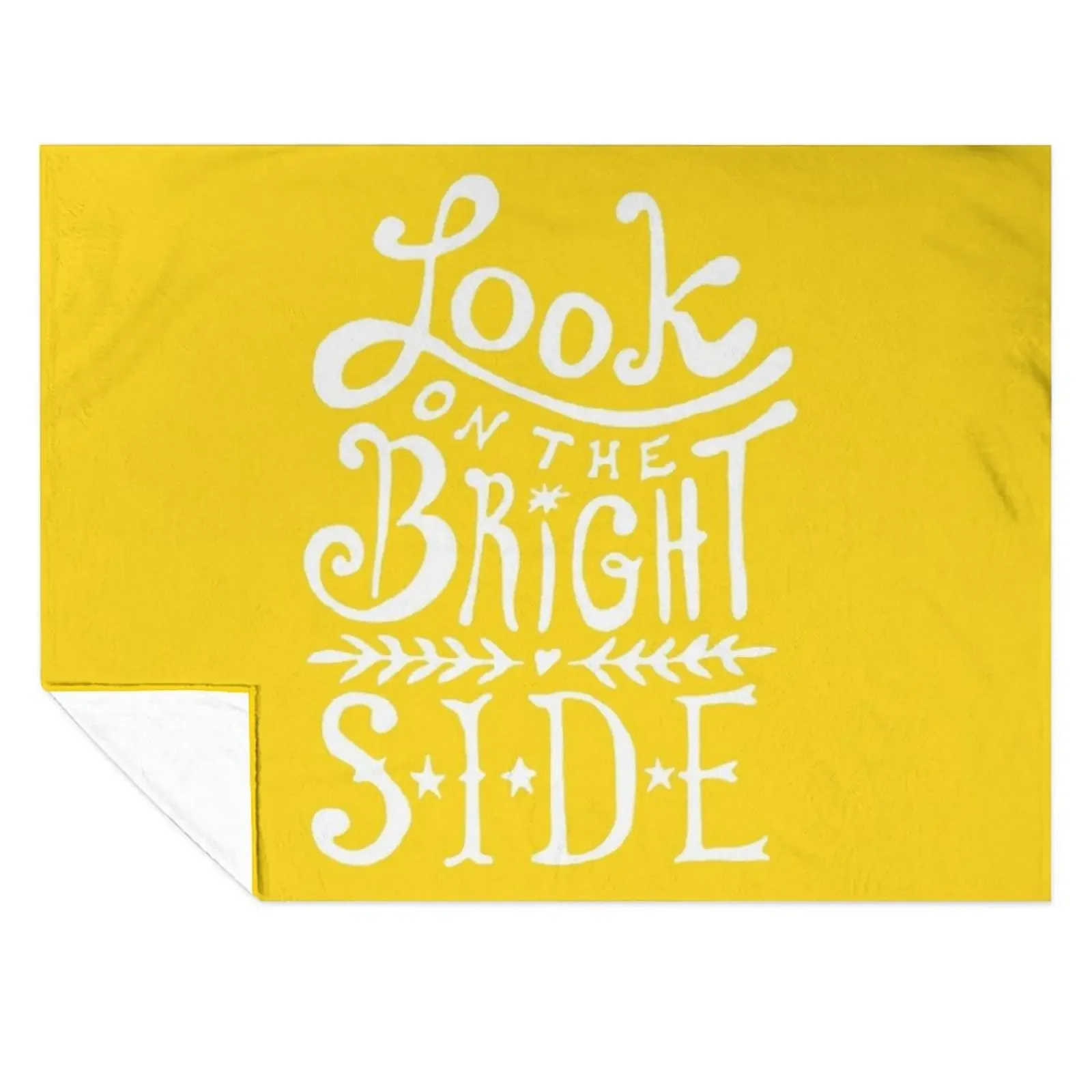 

Look On The Bright Side Throw Blanket For Baby halloween Giant Sofa Travel Blankets