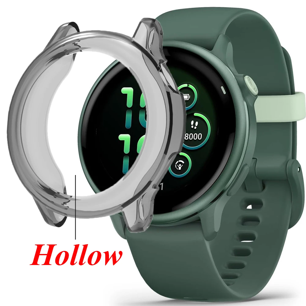 TPU Watch Case For Garmin VivoActive 6 Shell Bumper Screen Protector Hollow Protective Cover For Garmin Active 6 Accessories