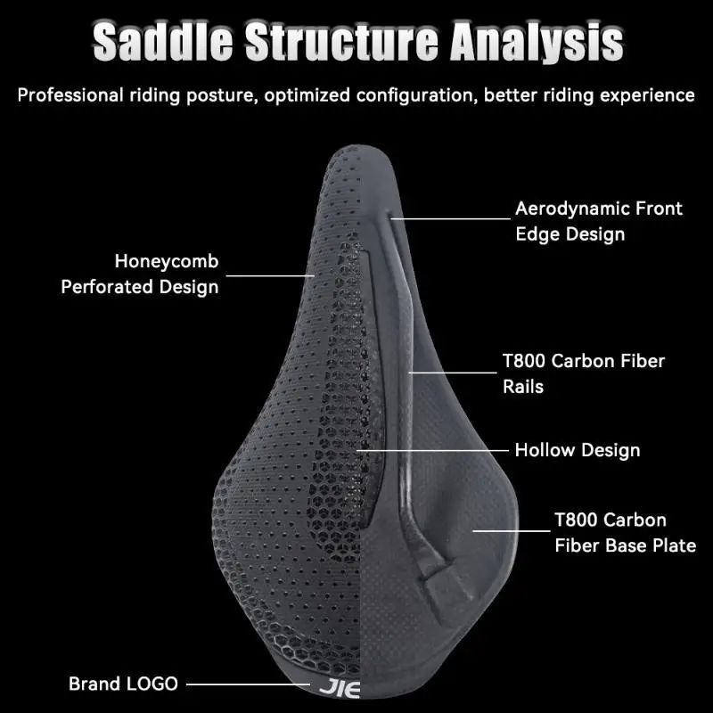 JIELEI Ultraleichte 3D-Gedruckte T800 Carbon-Fahrradplatte, Rostfreies Langlebiges Zubehör für Straßenrennen und Rennveranstaltungen – Detail 13