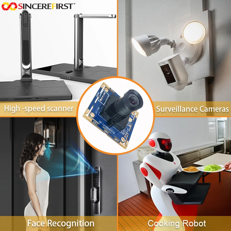 GOOD OEM 12MP 1/2.3 IMX377 Sensor 4K Machine Vision USB Camera Module Pcb Board for Microscope Defect Detection