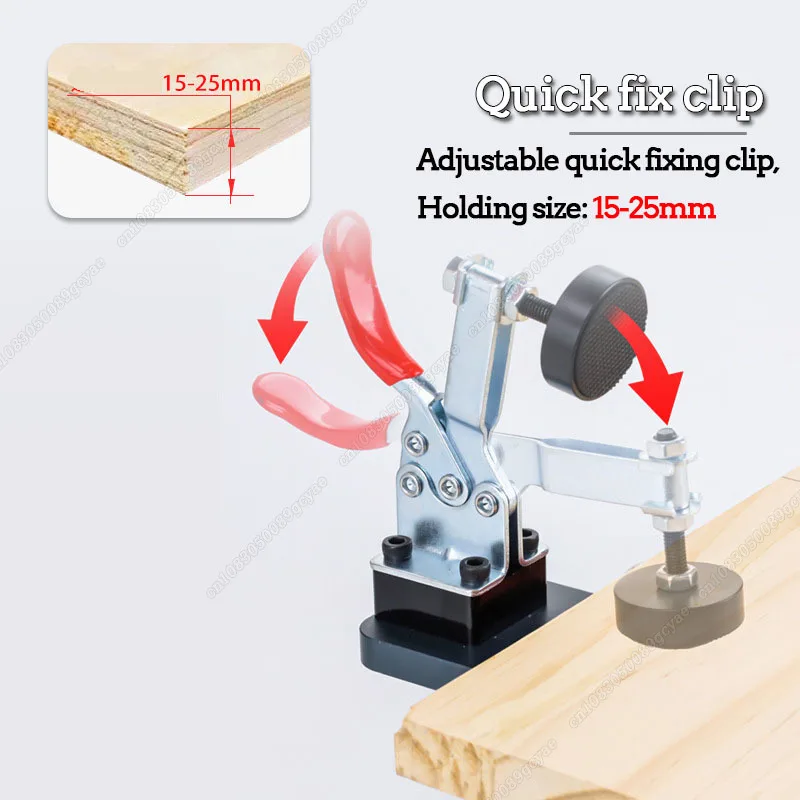 Concealed Hinge Jig And 26mm/35mm Hinge Boring Bit Woodworking Drilling Guide Locator With Fixture For Cabinet Cupboard Door