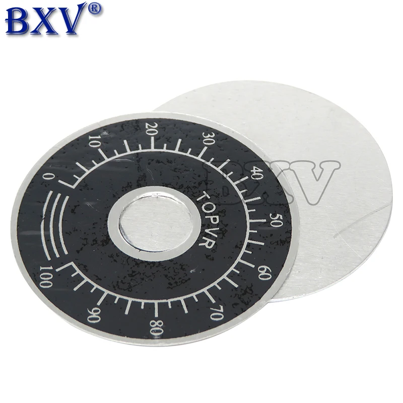 

10Sets 10PCS A03 Dial Knob WTH118 + 10PCS MF-A03 Bakelite Knob With Scale Plate Sheet Scale Digital Potentiometer