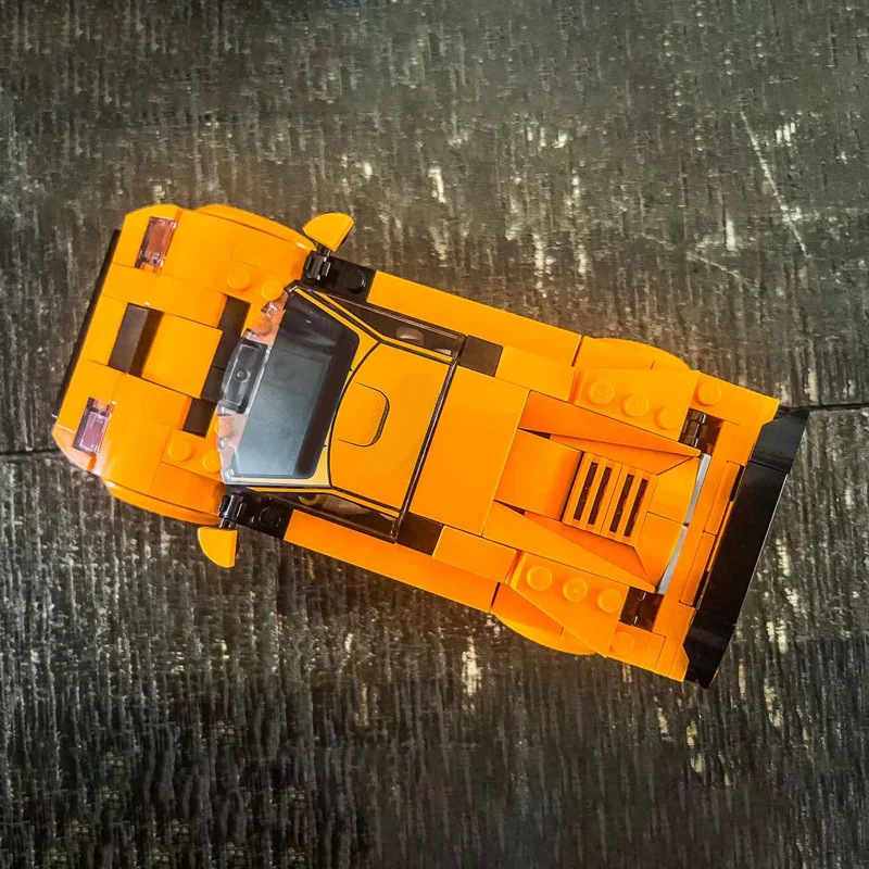 298개 MOC 람보르기니 디아블로 GT R 모델 블록 건축 조립 DIY 아이디어 크리스마스 선물 교육용 장난감 어린이용