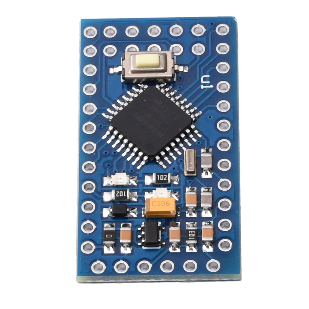 Development Boards Core Boards for Arduino Pro Mini Atmega168PAU 16MHz DC3.3V~12V Power Supply with Row Pin
