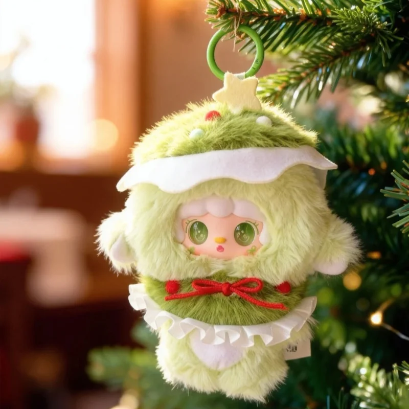 

Genuine Yooki Christmas Jingle Bells Series Blind Box Vinyl Plush Pendant Dolls Yooki Figure Mystery Box Christmas Gift Toys