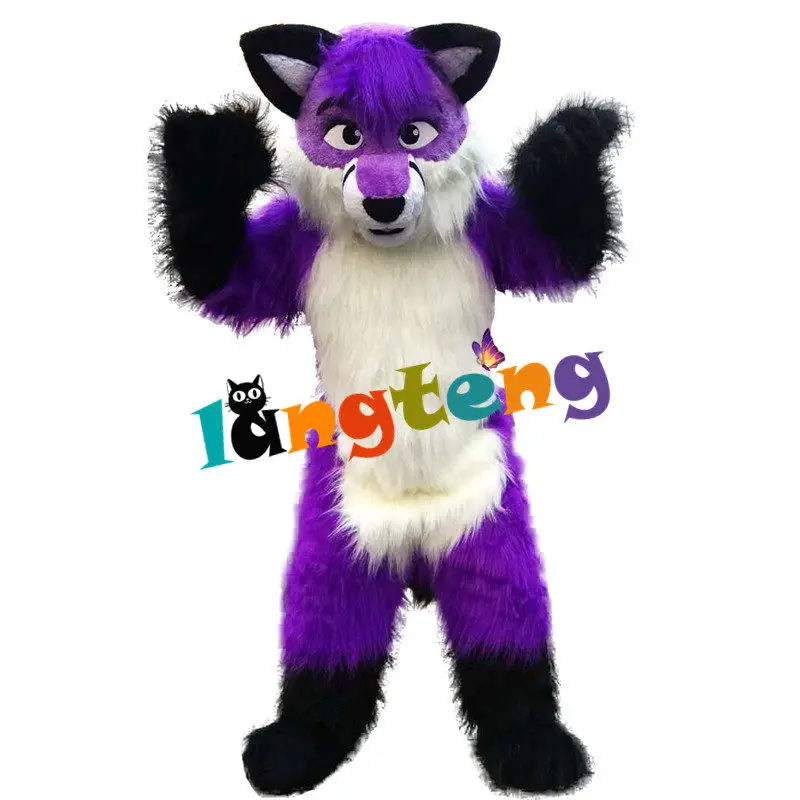 

Костюм-маскот собаки-лиса на заказ, мультяшный костюм для вечеринок, реквизит для выступлений, костюм-фурсьют для мероприятий