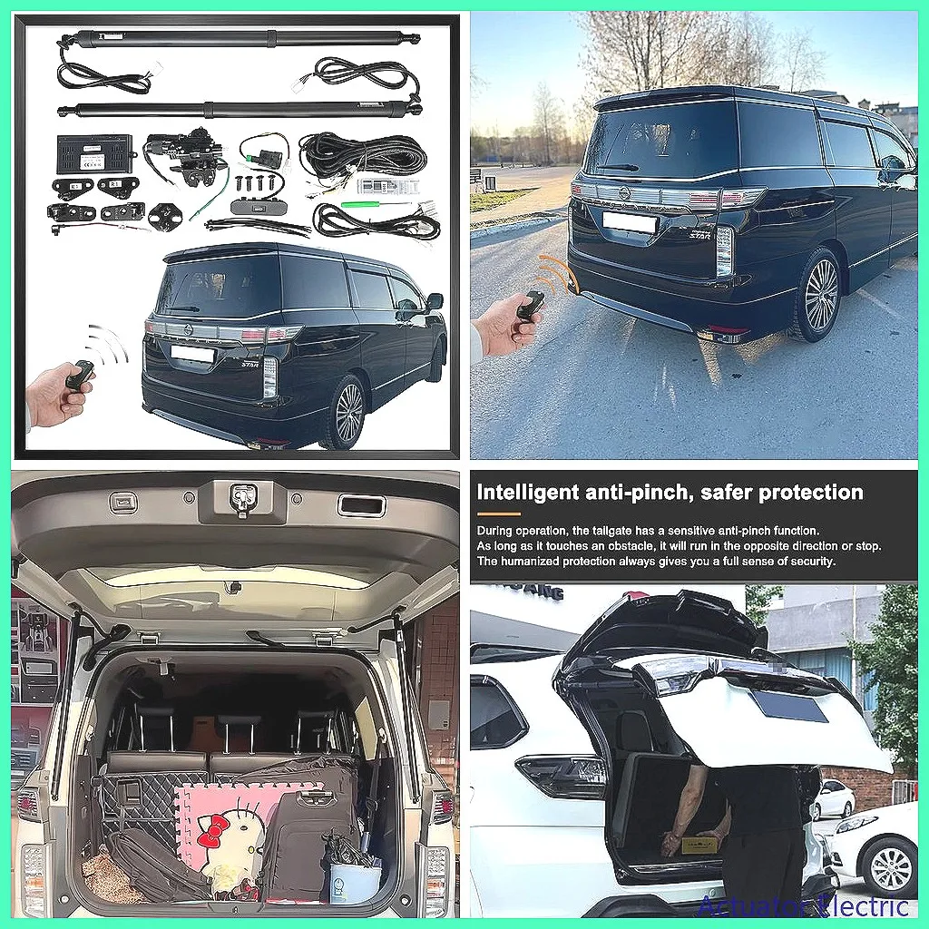 Power Electric Tailgate Lift for NISSAN Elgrand E51 E52, Anti-Pinch Auto Parts Tail Gate Lifter (2008-2011, 2017+)